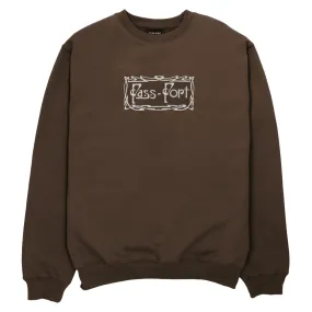 Plume crewneck - Bark