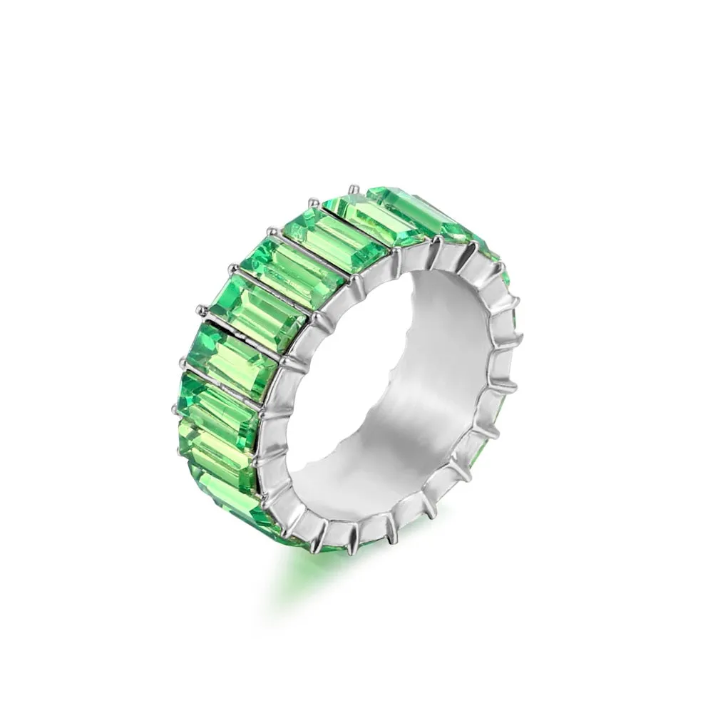 3A Zircon Crystal Luxury Fashion Ring