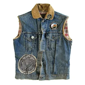 70s Levi's x Eddie Bauer X Sears Denim Punk Vest- M