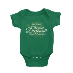 Addname Wishes Everyone Deepavali with Mandala Baby Romper