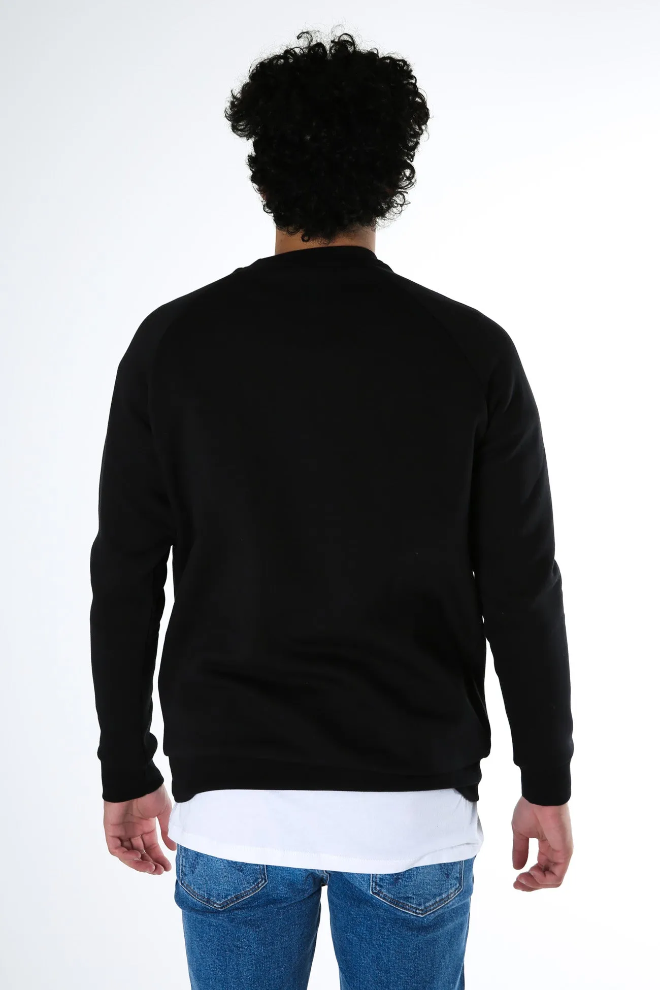 Adicolor Essentials Trefoil Crewneck Sweatshirt Black