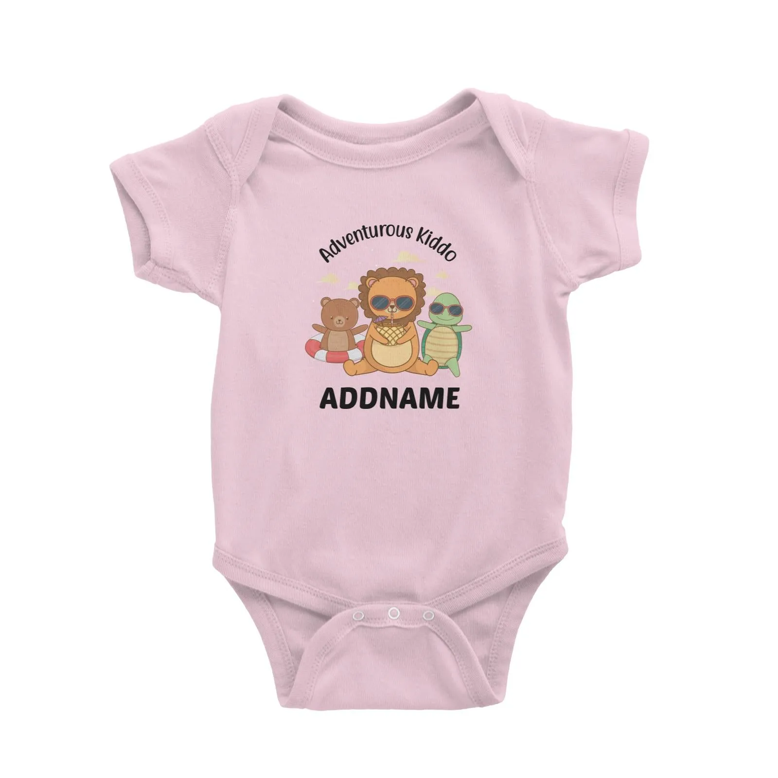 Adventurous Kiddo Addname Baby Romper