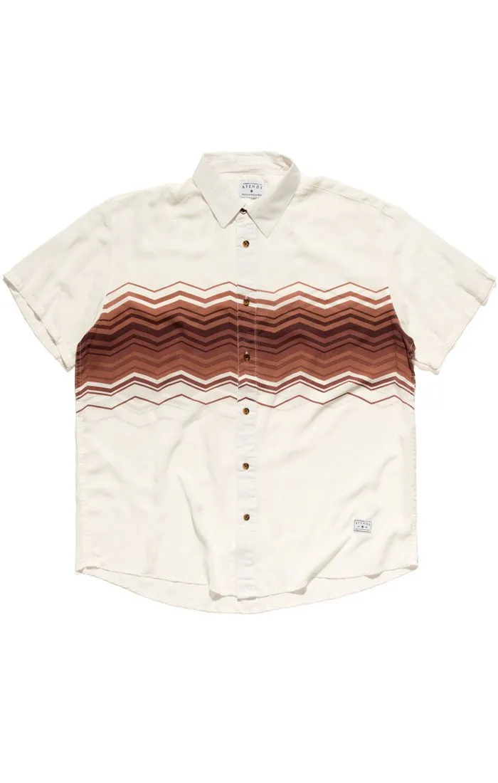 Afends Mens 70 Zag - Short Sleeve Shirt