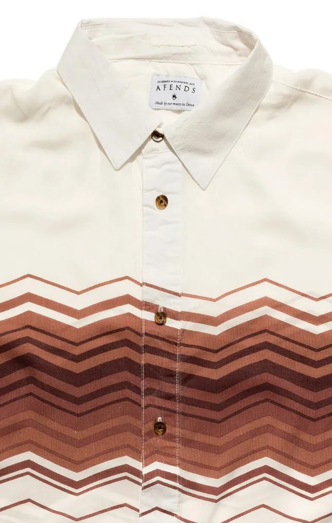 Afends Mens 70 Zag - Short Sleeve Shirt