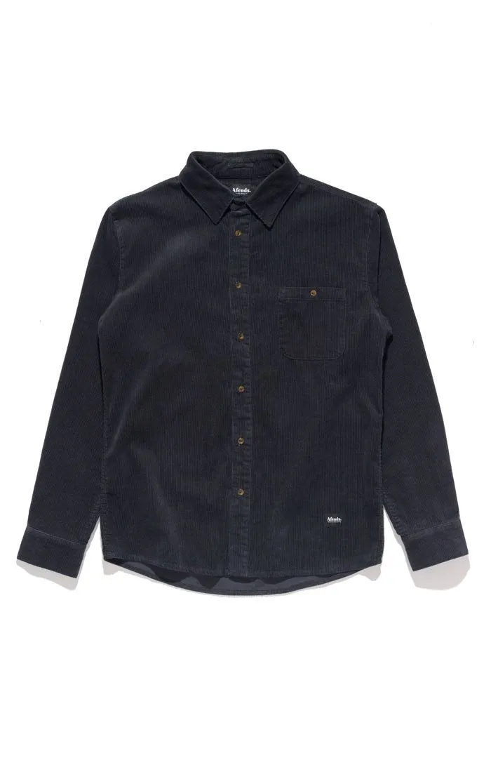 Afends Mens Rows II - Long Sleeve Shirt