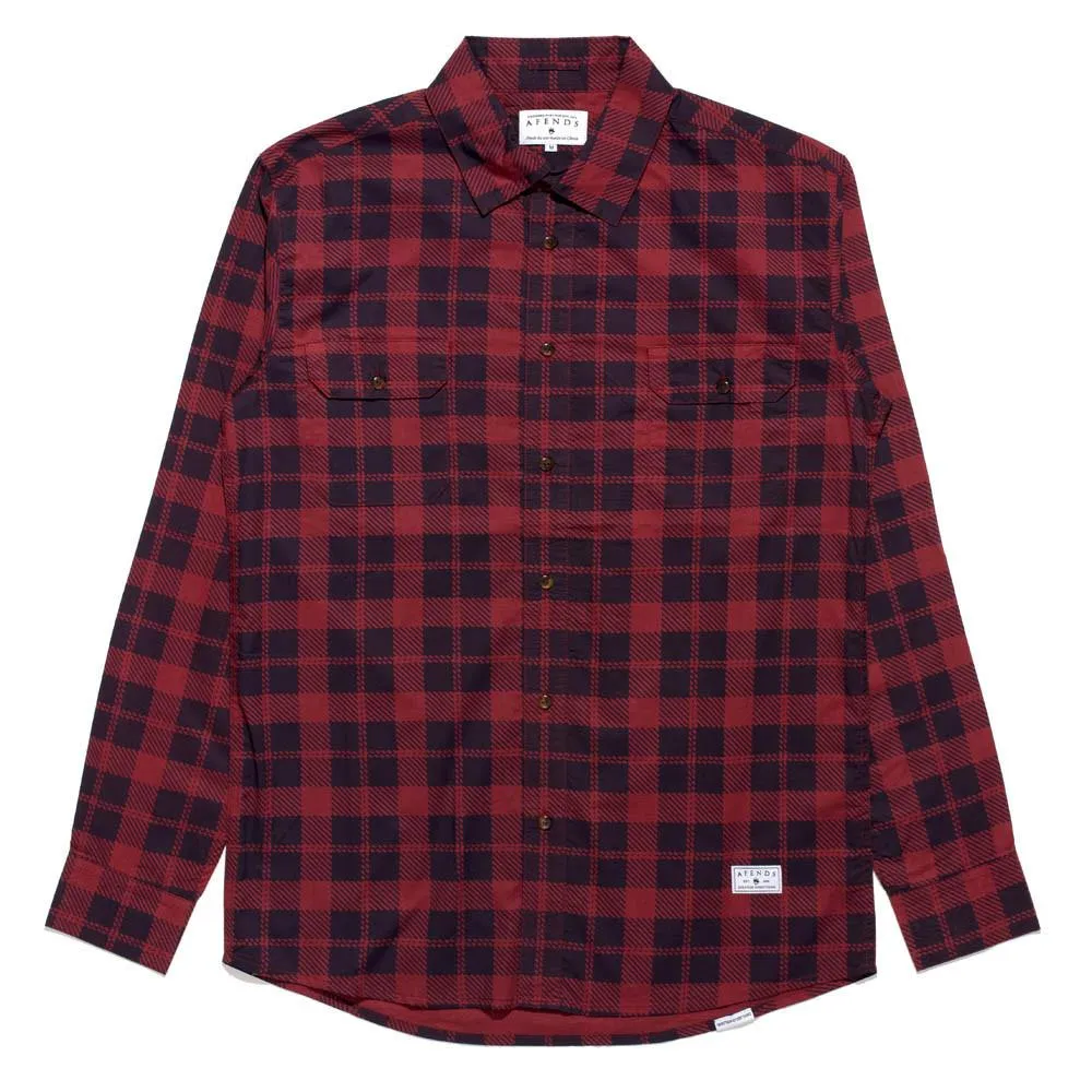 Afends Mens York - Long Sleeve Shirt