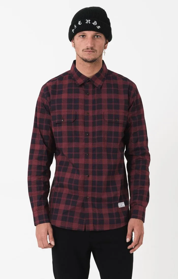 Afends Mens York - Long Sleeve Shirt