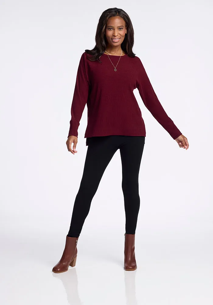 Ainsley Sweater - Cranberry Melange