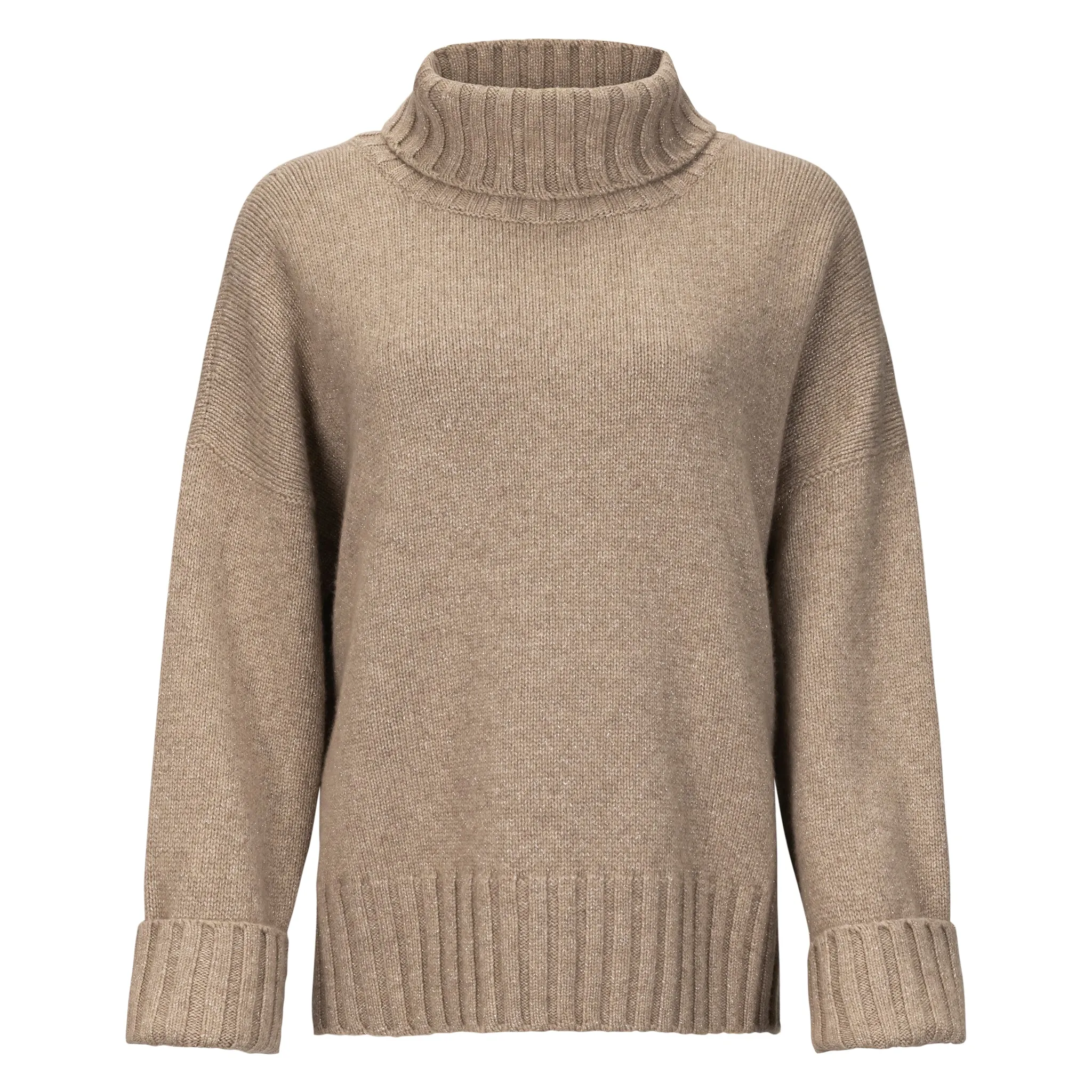 Alessandra Glitz Scottish Cashmere Sweater - Natural Glitz