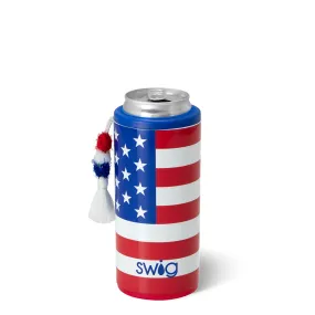 All American Skinny Can Cooler 12oz