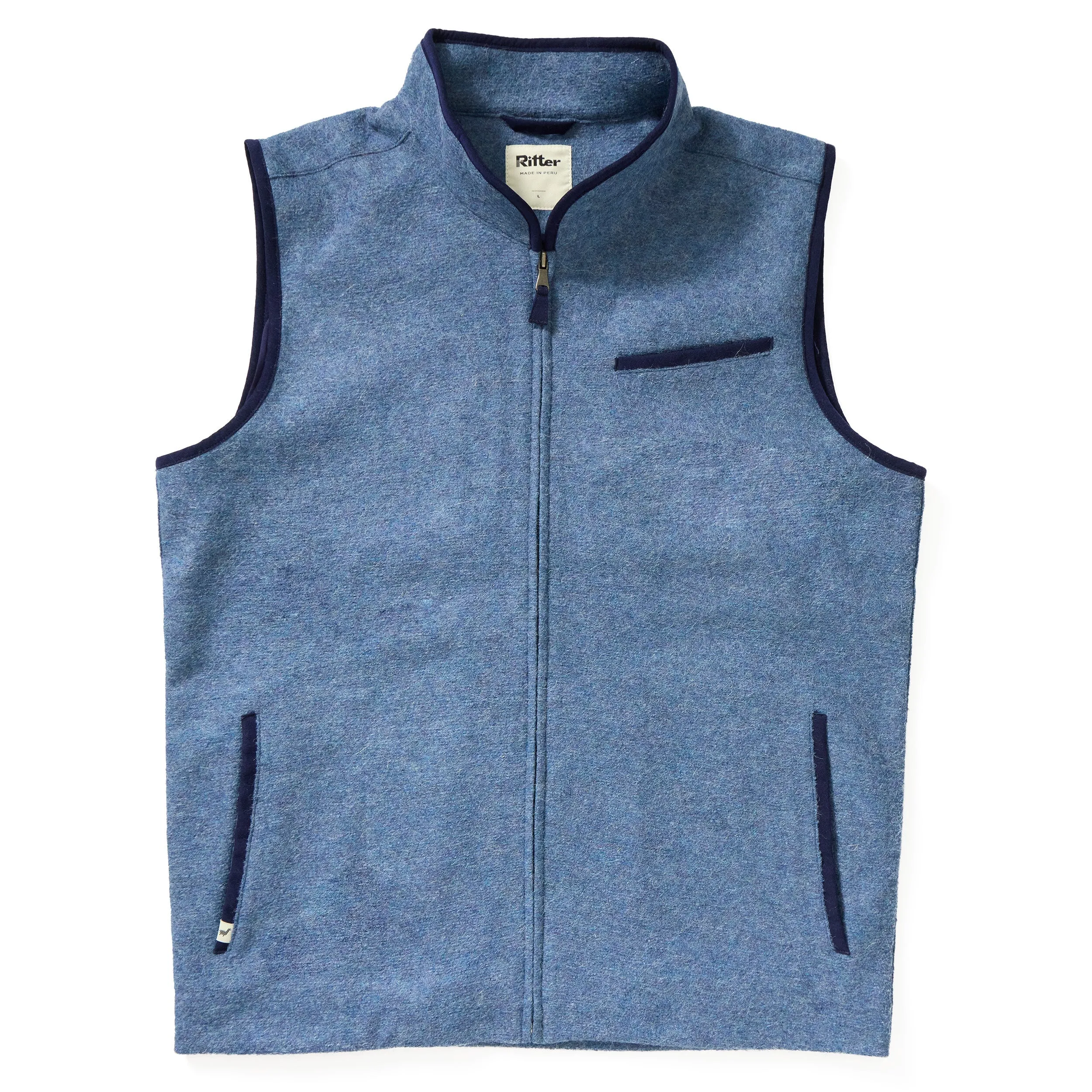 Alpaca Vest - Glacier