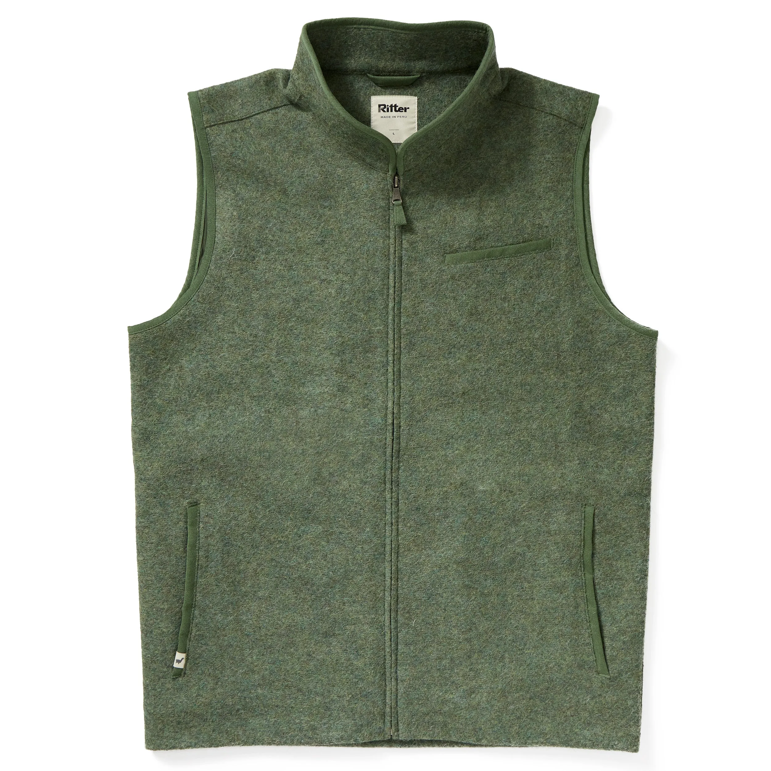 Alpaca Vest - Peppermint