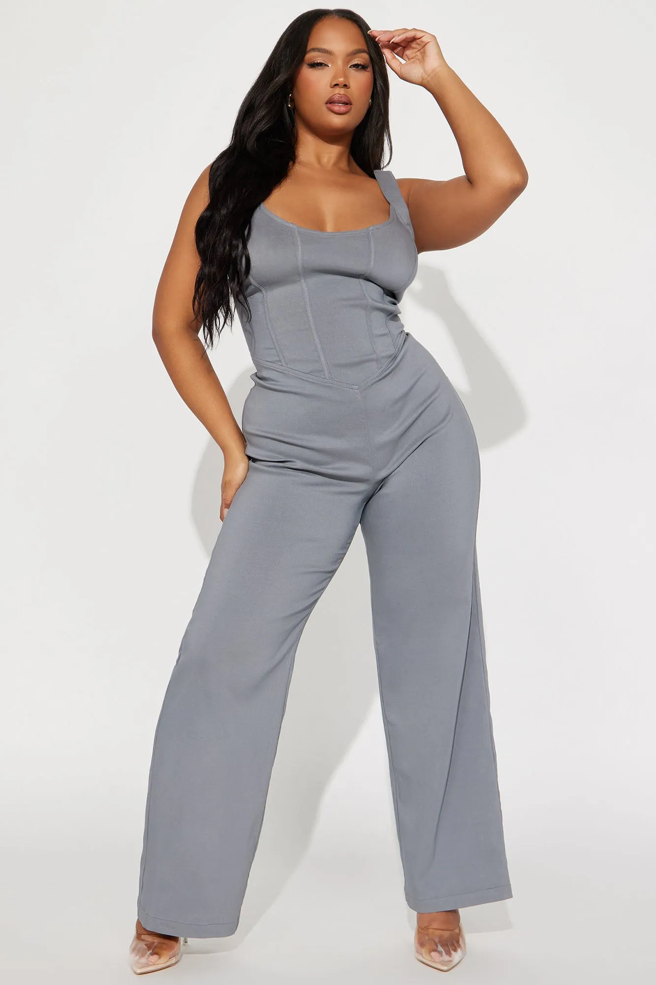 Always Chic Jumpsuit - Grey