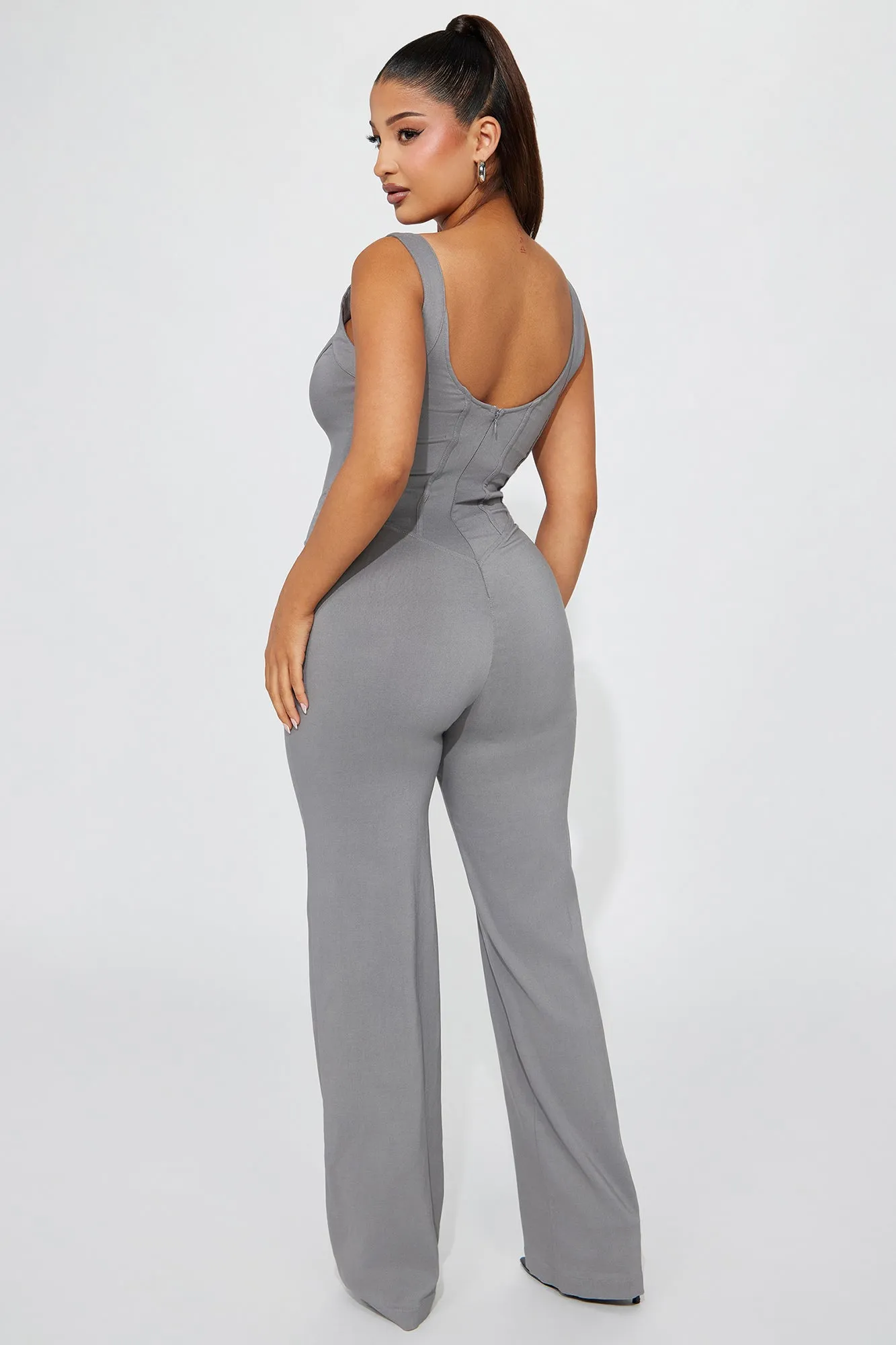 Always Chic Jumpsuit - Grey