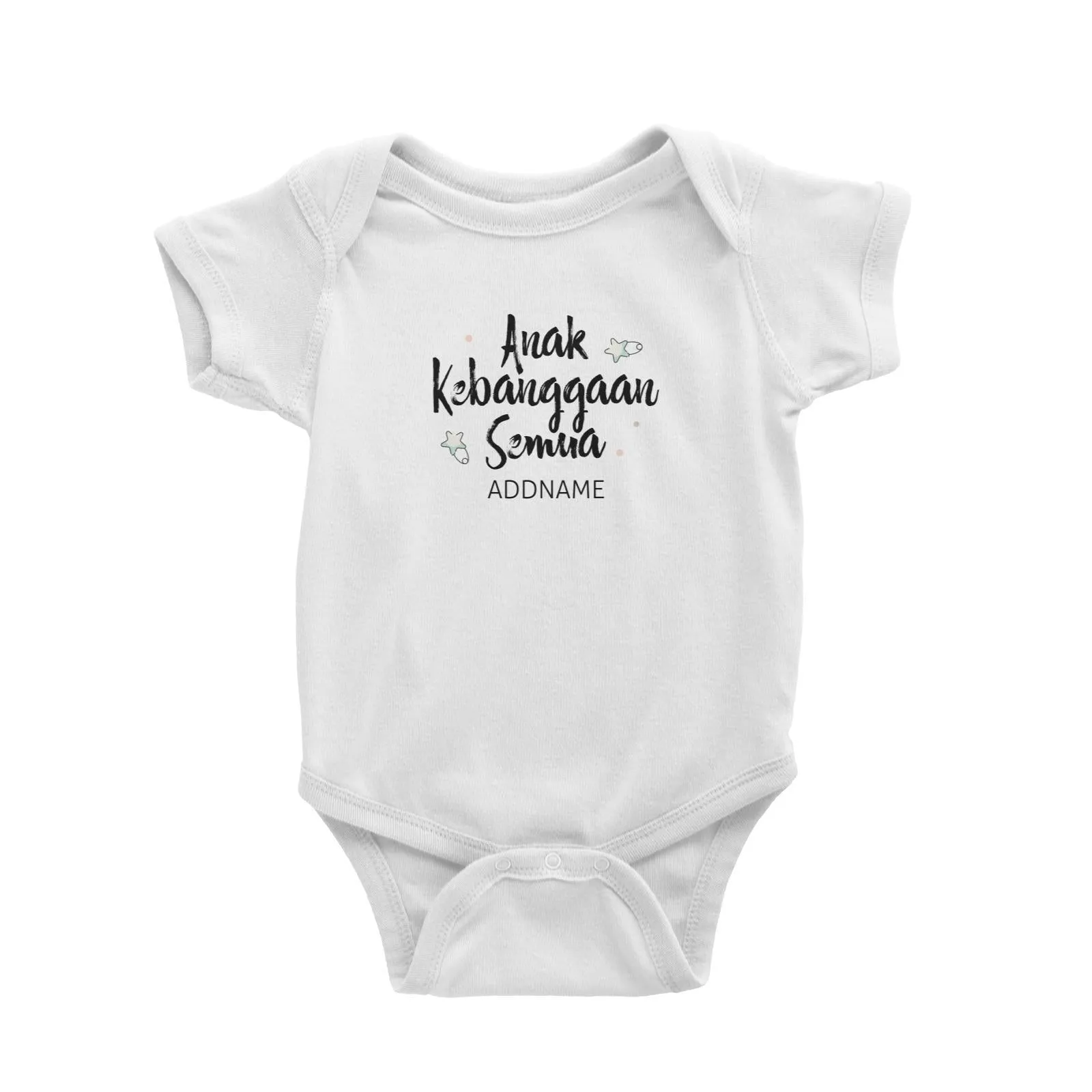 Anak Kebanggaan Semua with Star Elements Baby Romper