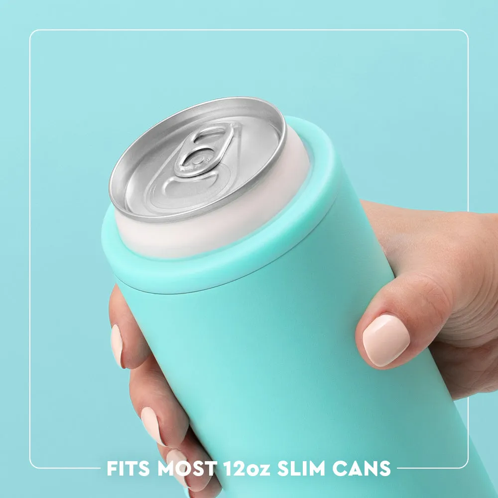 Aqua Skinny Can Cooler 12oz