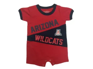 Arizona Wildcats Colosseum Infant Boy's Red & Navy Romper & Bib Set (6-12M)