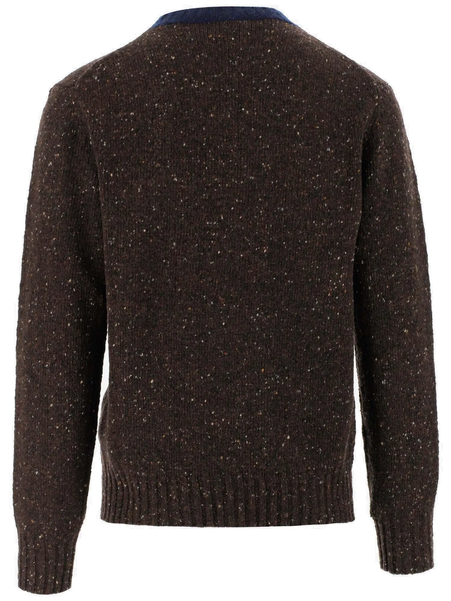 Aspesi Contrast-Trim Crewneck Jumper