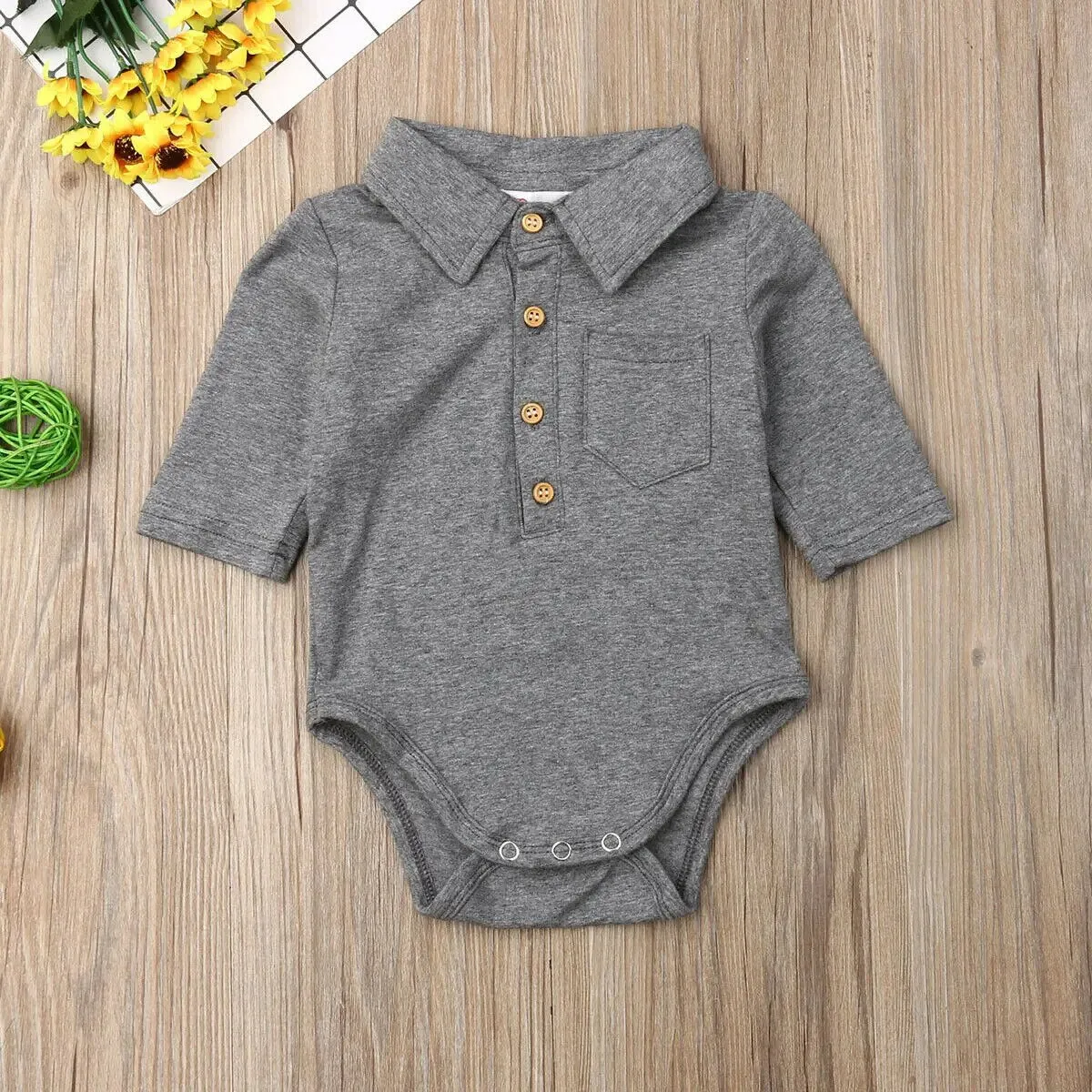 Baby Boy Gentleman Formal Bodysuit, Newborn Cotton Onesie