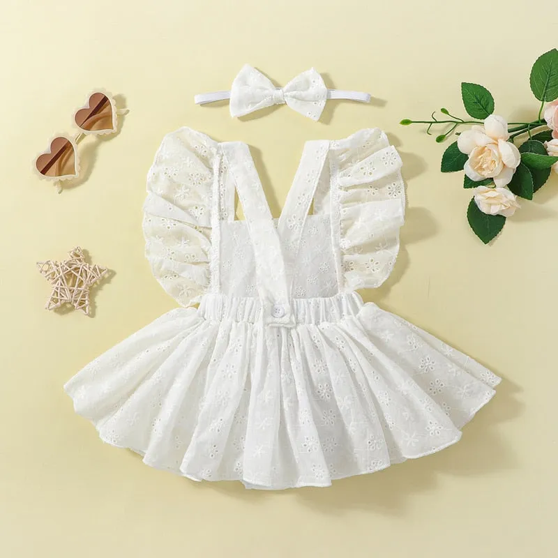 Baby Girl First Birthday Romper - Daisy One Romper