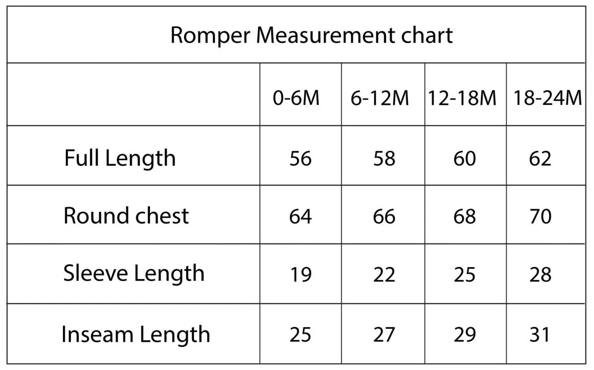 Baby Romper - Tall as a Giraffe