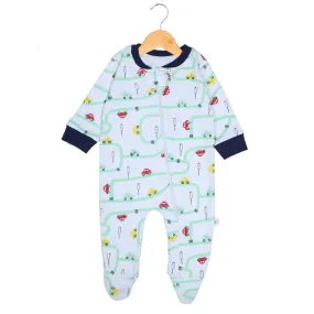 Baby Zipper Romper - City Drive