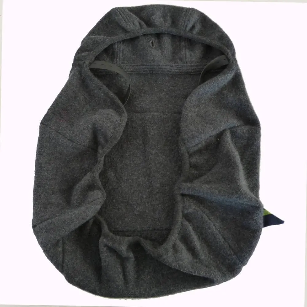 Babywearing Cover BabyDos Boiled Wool Anthracite Grey