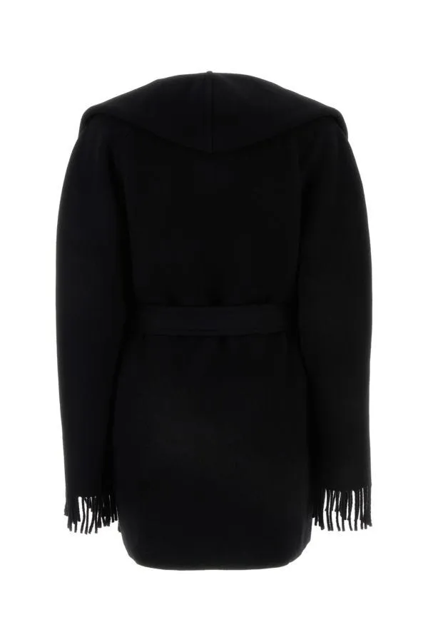 BALENCIAGA | Black wool coat