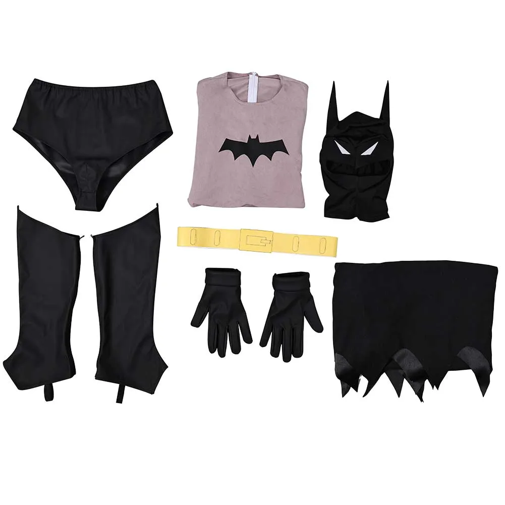 Batman: Caped Crusader 2024 Bruce Wayne Black Outfit Party Carnival Halloween Cosplay Costume