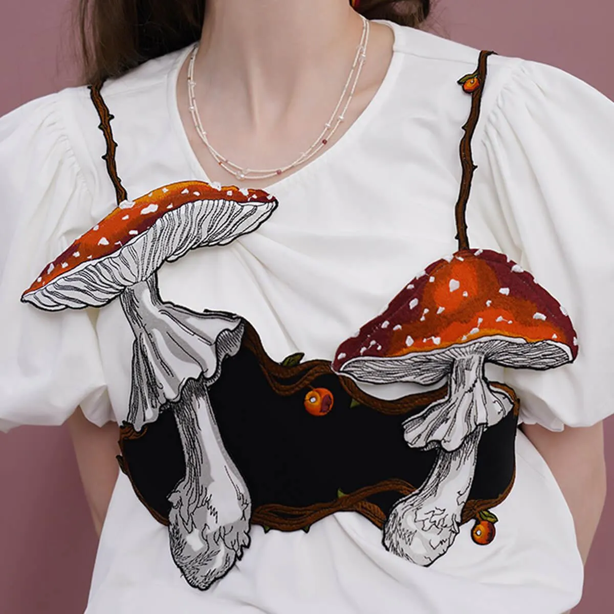 benpaolv Amanita Mushroom Decorative Vest Top