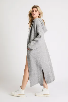   Beryll Adina Cashmere Blend Coat with Hood | Light Gray