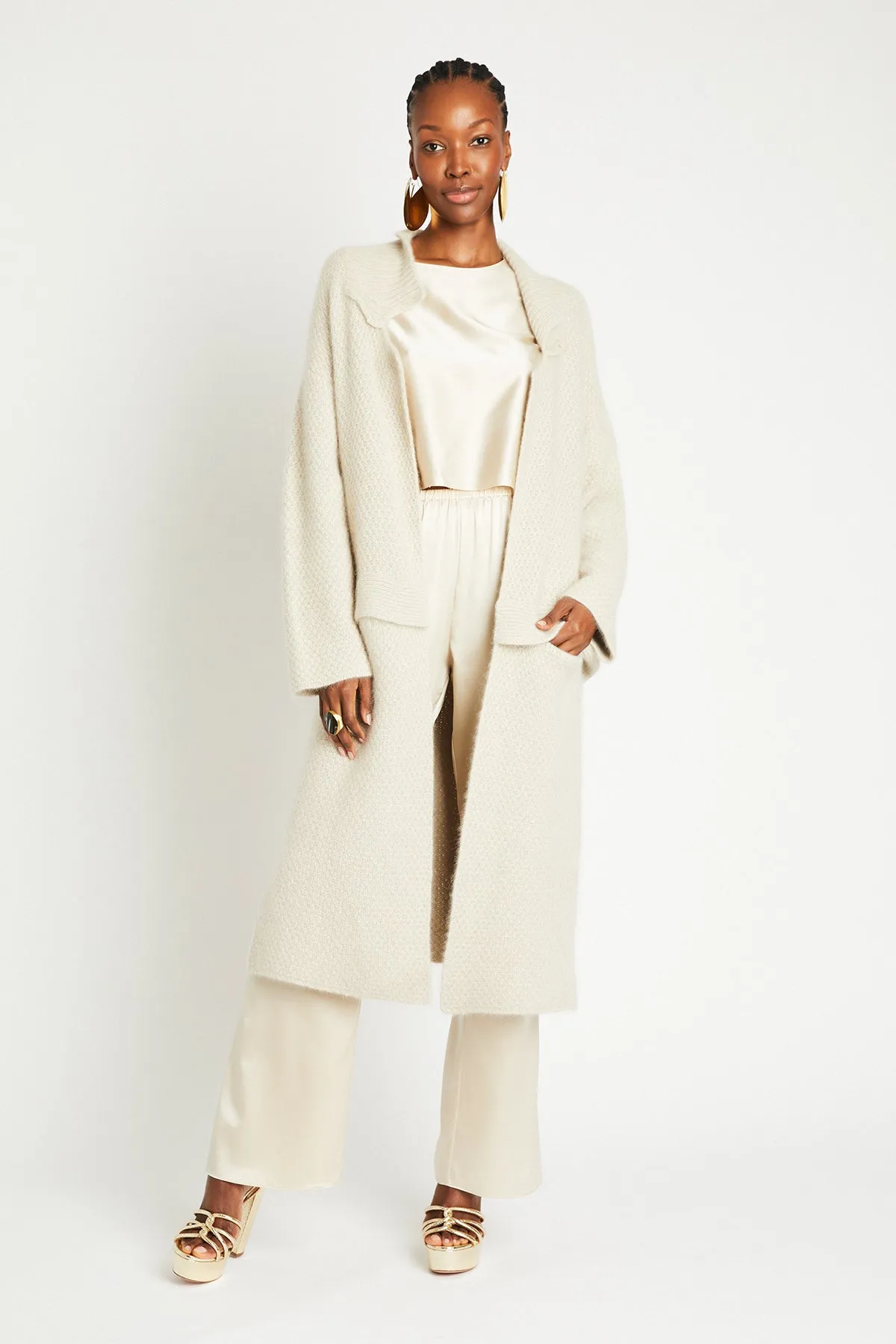   Beryll Marianne Cashmere Coat | Shell Beach