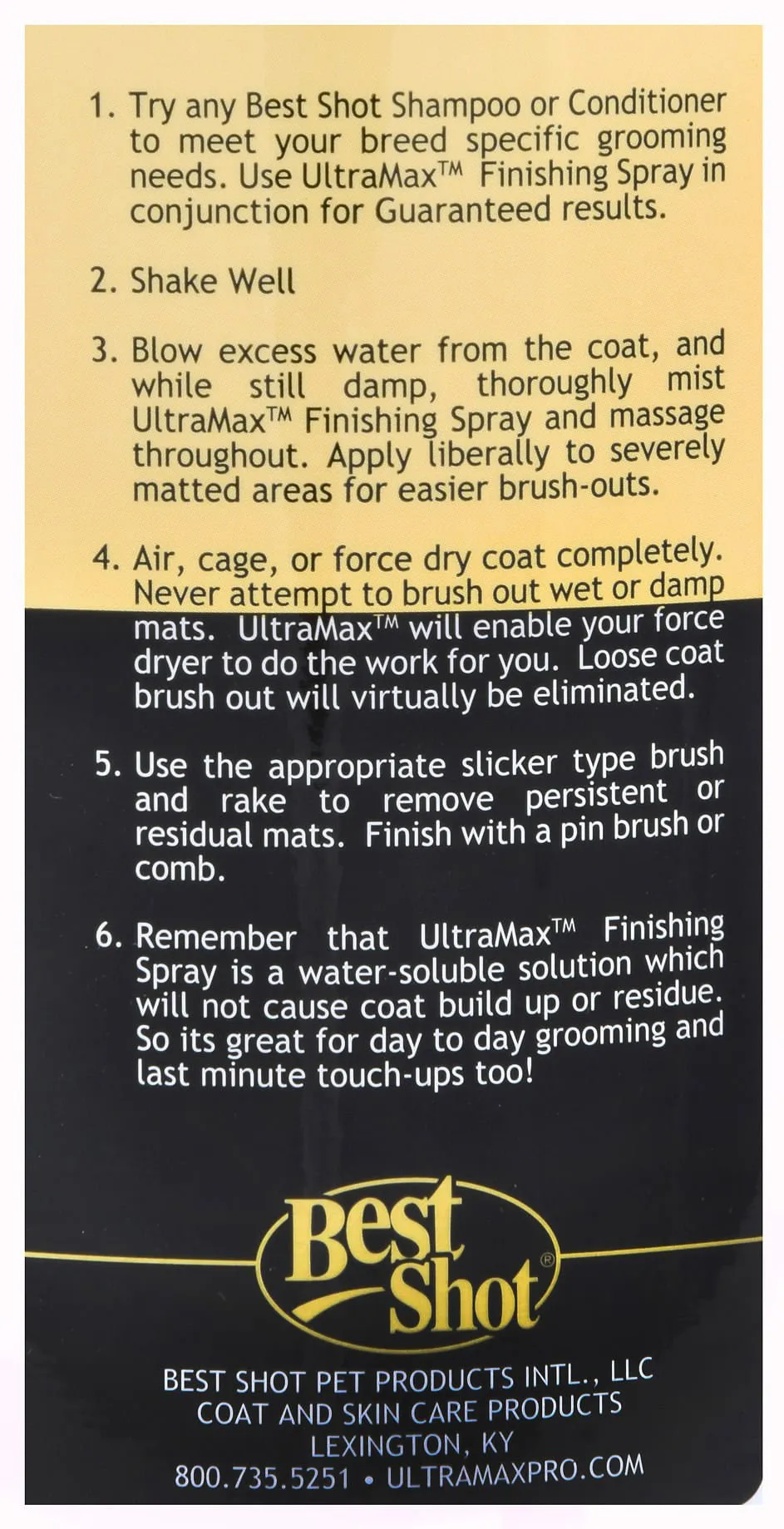 Best Shot UltraMAX Pro Finishing Spray