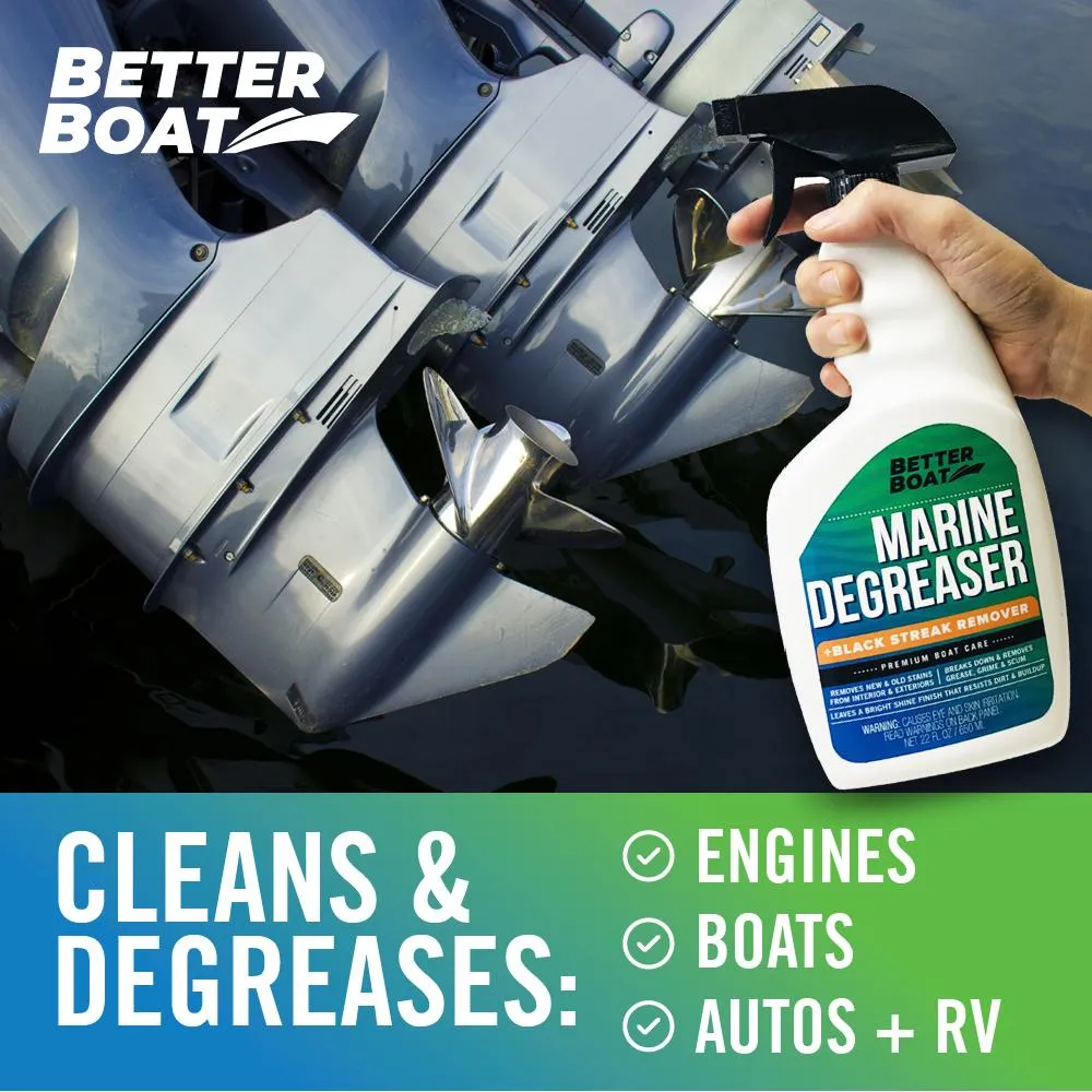 Better Boat Marine Degreaser Black Streak Remover