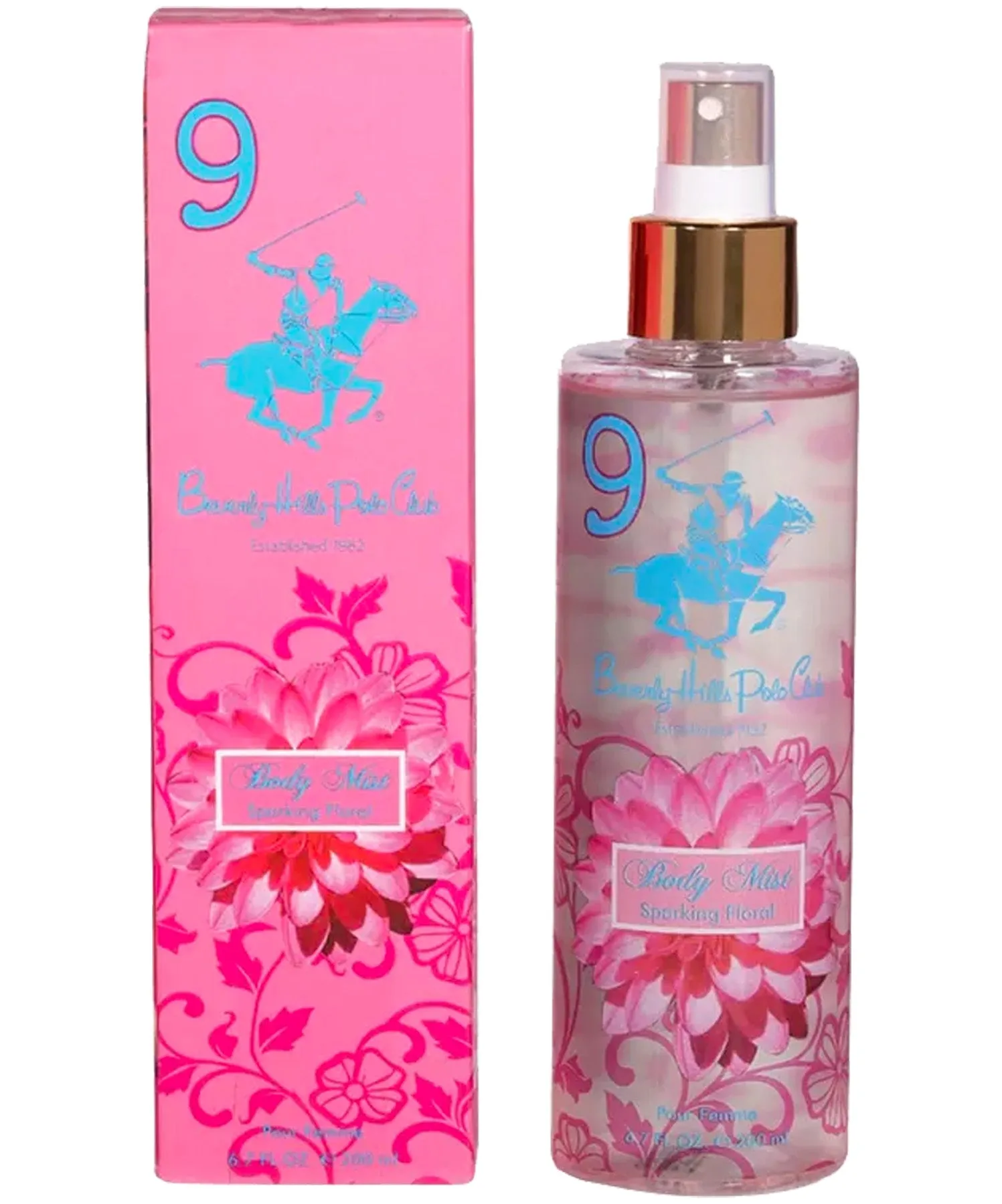 Beverly Hills Polo Club Sparkling Floral Body Mist No.9 200ml, BHPCBHMIST09