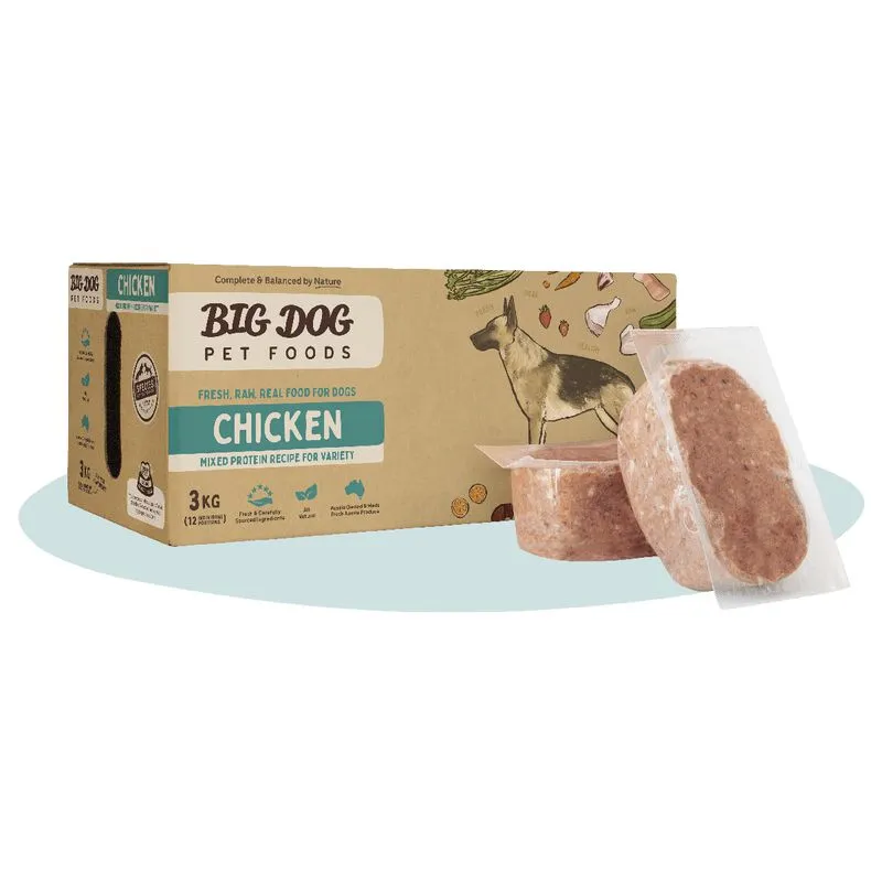 Big Dog BARF Chicken Raw Dog Food 3kg