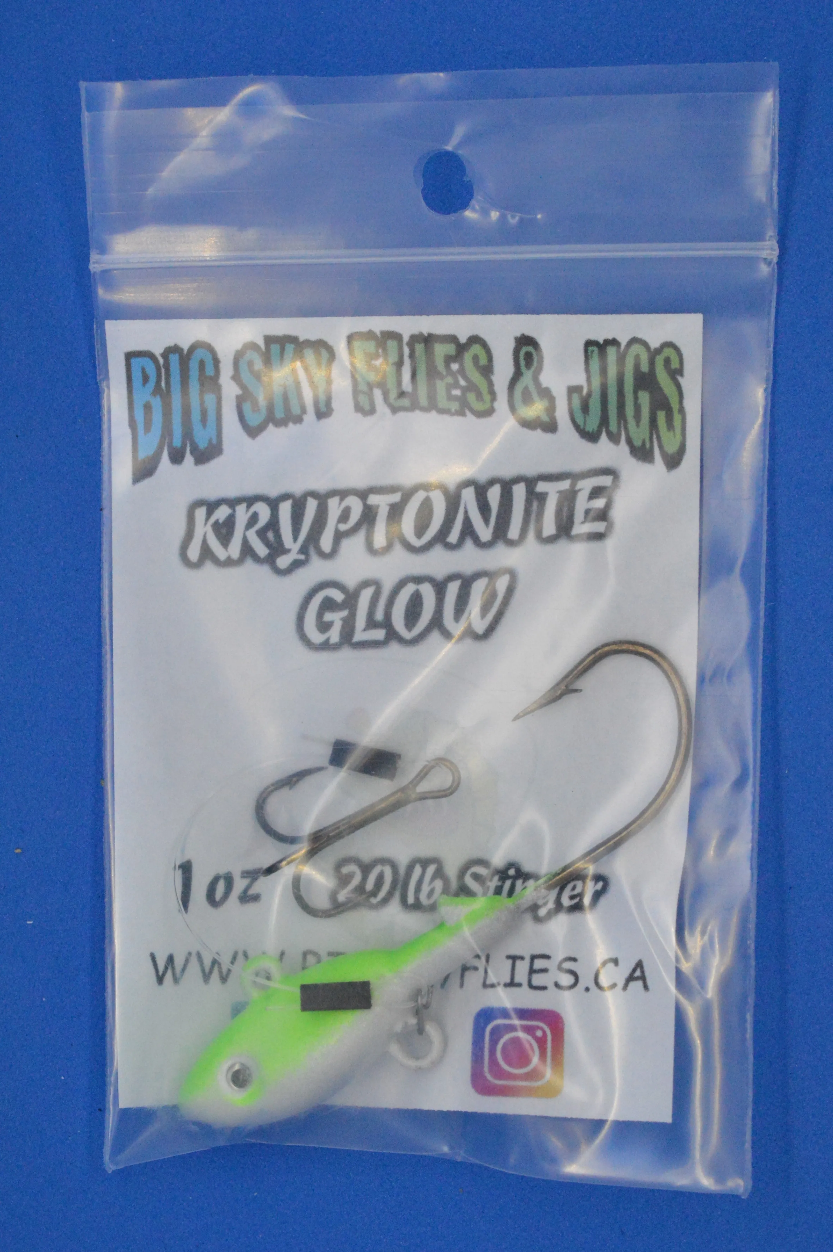 Big Sky Lake Trout Jigs w/Stinger Hook 1oz 1/pack