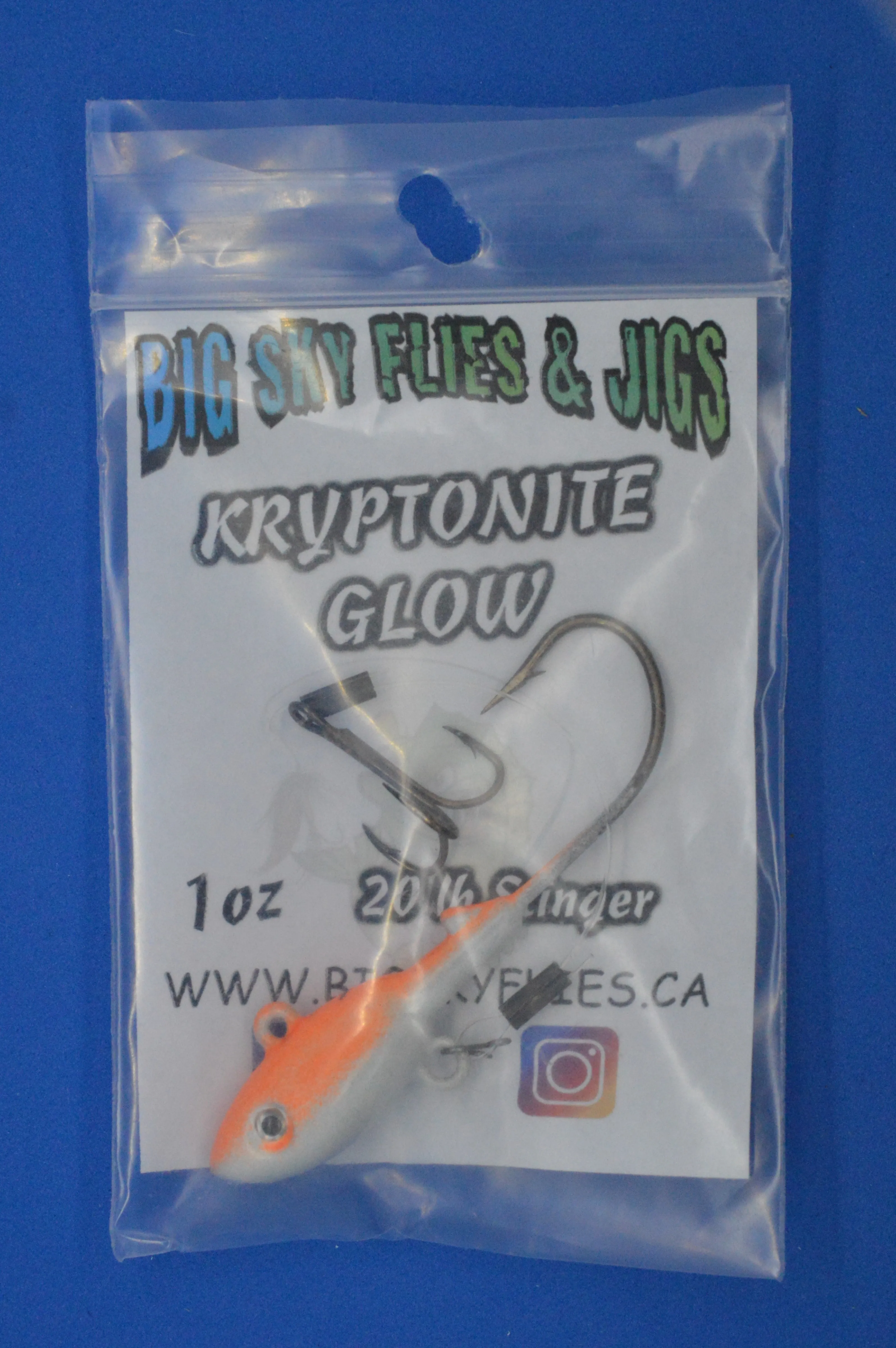 Big Sky Lake Trout Jigs w/Stinger Hook 1oz 1/pack