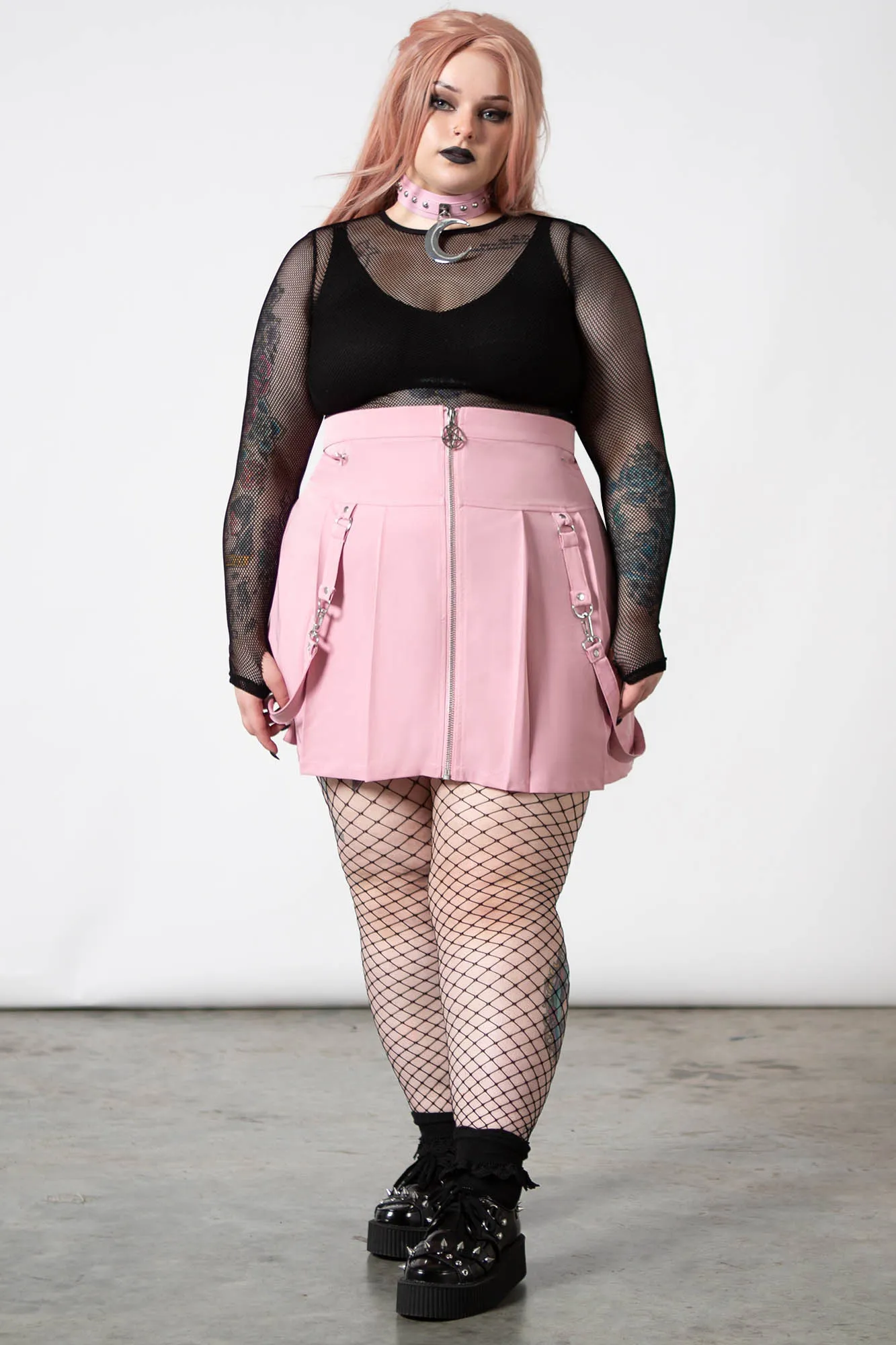 Blaire B*tch Mini Skirt [PASTEL PINK]