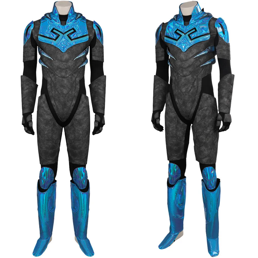 Blue Beetle Jaime Reyes Jumpsuit Outfits Party Carnival Halloween Cosplay Costume