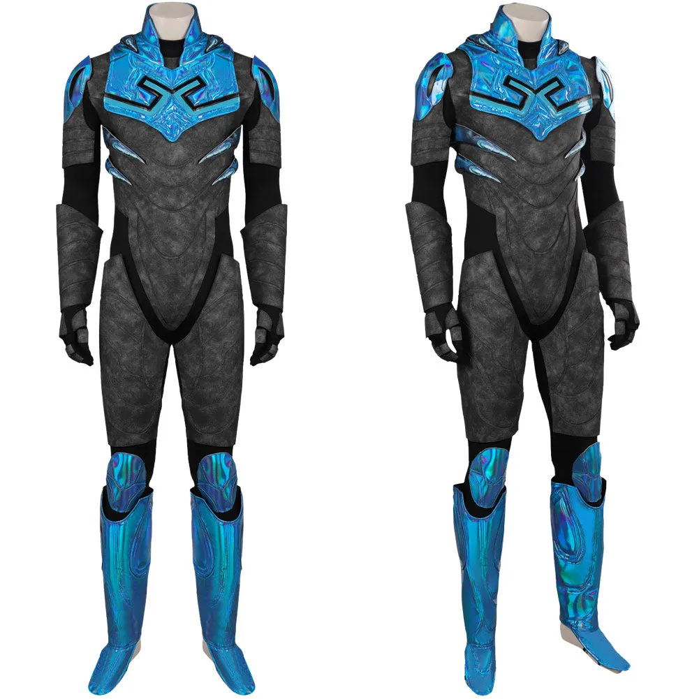 Blue Beetle Jaime Reyes Jumpsuit Outfits Party Carnival Halloween Cosplay Costume