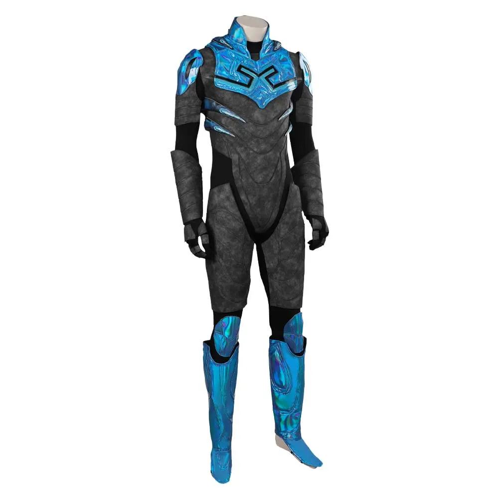 Blue Beetle Jaime Reyes Jumpsuit Outfits Party Carnival Halloween Cosplay Costume