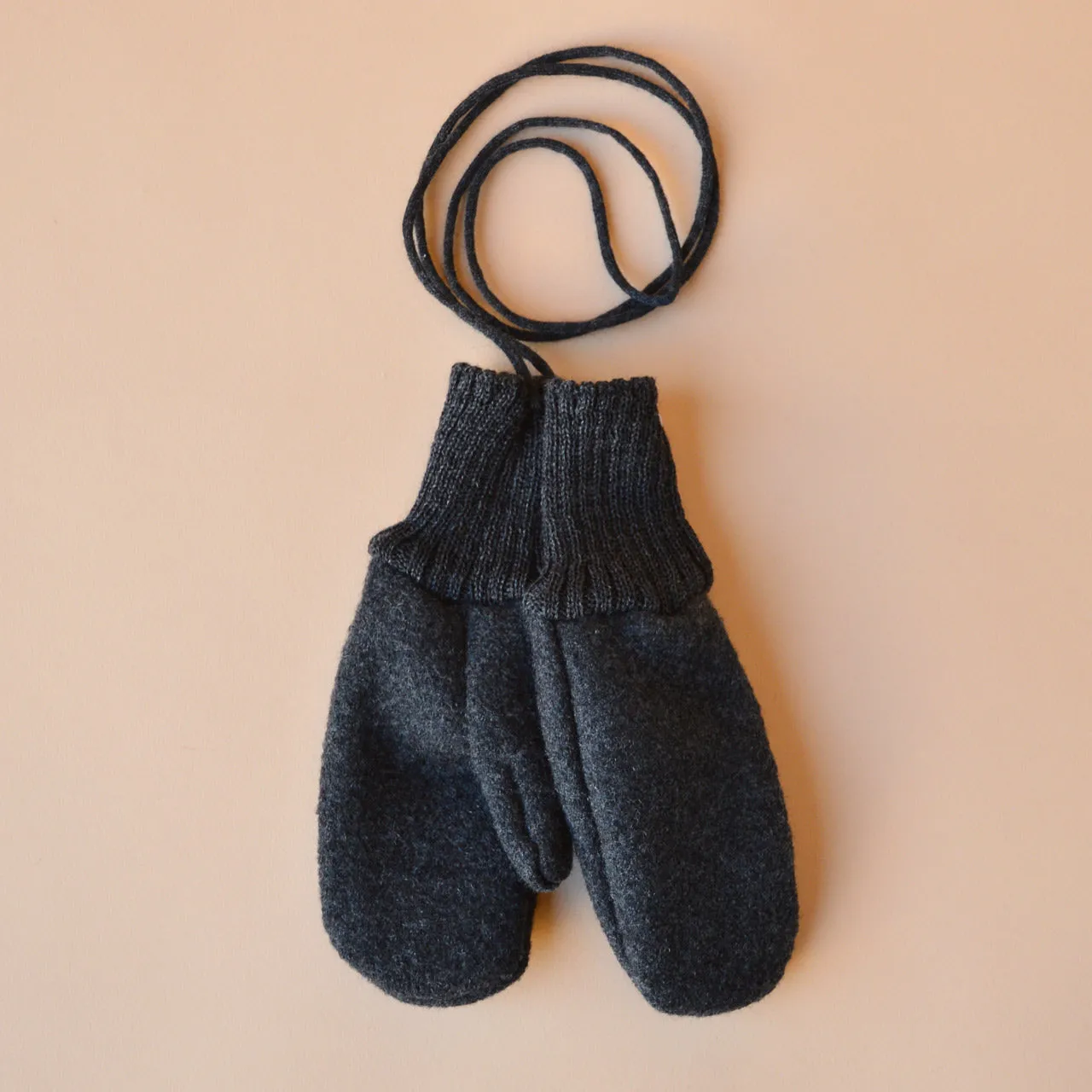 Boiled Wool Mittens (0-6y)