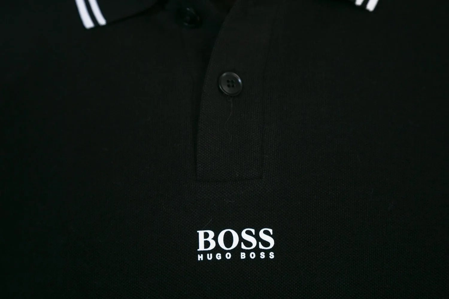 BOSS PChup Polo Shirt in Black