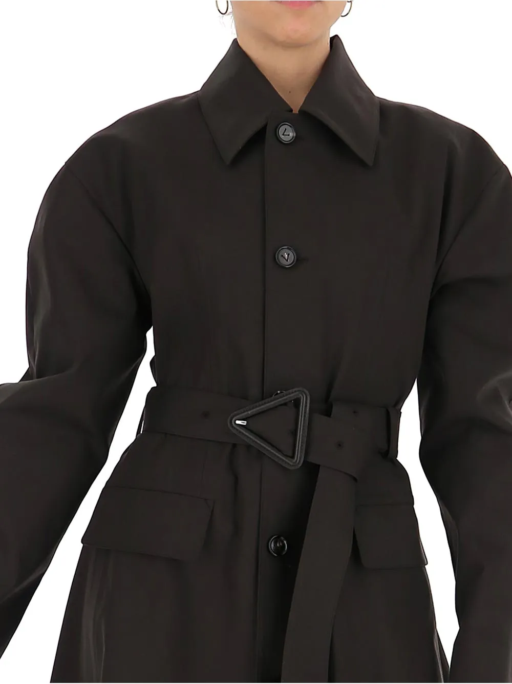 Bottega Veneta Single Breasted Trench Coat