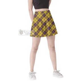 Bracken Tartan Women's Plated Mini Skirt