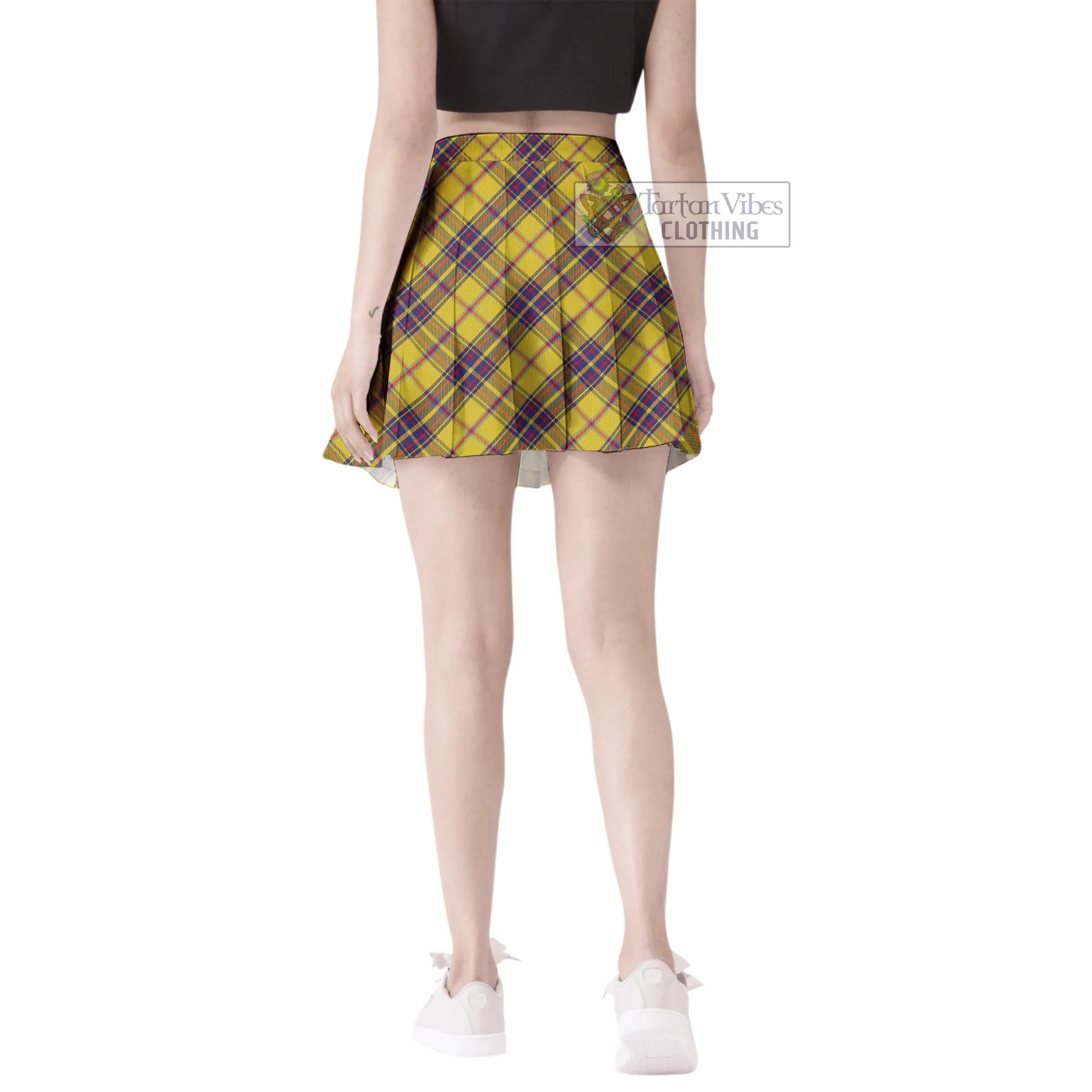 Bracken Tartan Women's Plated Mini Skirt