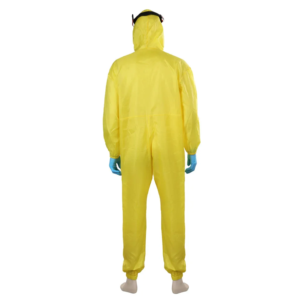 Breaking Bad Walter Yellow Jumpsuit Outfits Halloween Carnival Suit Cosplay Costume