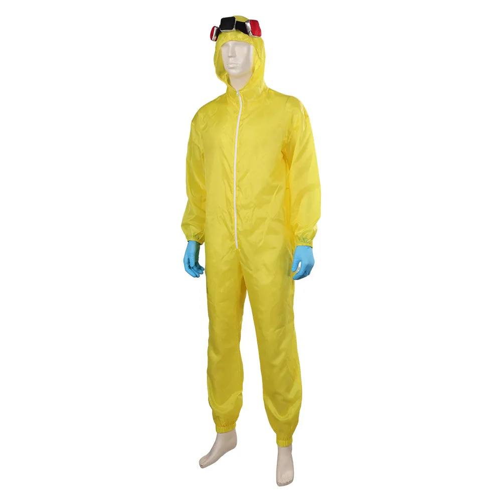 Breaking Bad Walter Yellow Jumpsuit Outfits Halloween Carnival Suit Cosplay Costume