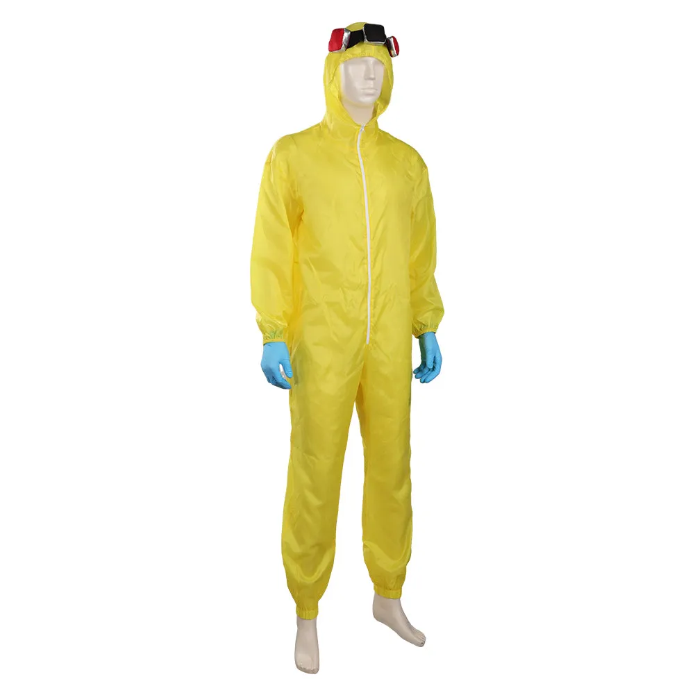 Breaking Bad Walter Yellow Jumpsuit Outfits Halloween Carnival Suit Cosplay Costume